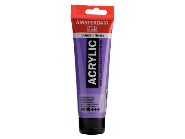 Een Acrylverf Amsterdam 120 ml 507 ultramarijnviolet koop je bij Terpen Tijn