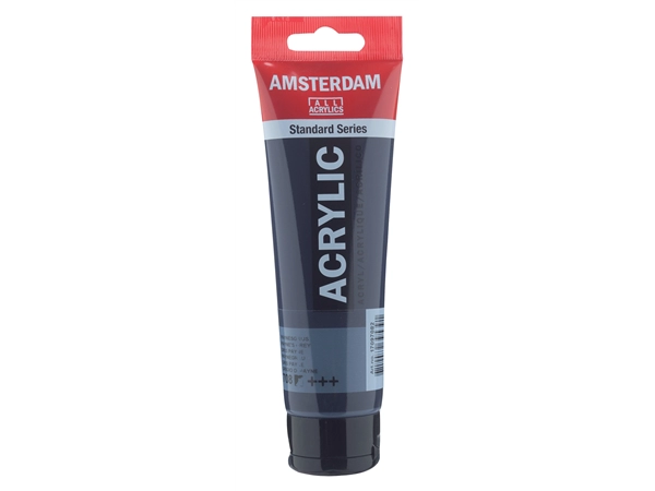 Een Acrylverf Amsterdam 120 ml 708 paynes grijs koop je bij Terpen Tijn