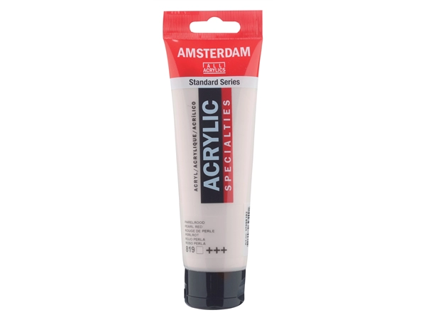 Een Acrylverf Amsterdam 120 ml 819 parelrood koop je bij Terpen Tijn