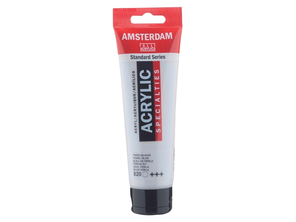 Een Acrylverf Amsterdam 120 ml 820 parelblauw koop je bij Terpen Tijn