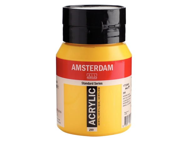 Een Acrylverf Amsterdam 500 ml 269 azogeel middel koop je bij Terpen Tijn