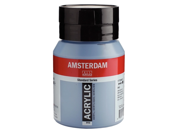 Een Acrylverf Amsterdam 500 ml 562 grijsblauw koop je bij Terpen Tijn