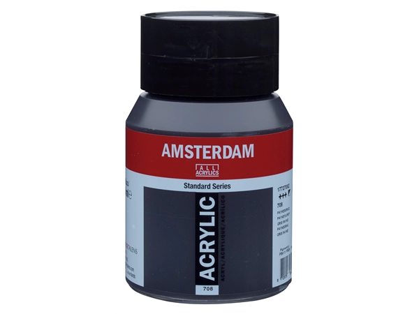 Een Acrylverf Amsterdam 500 ml 708 paynes grijs koop je bij Terpen Tijn