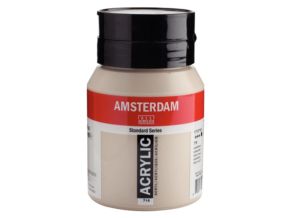 Een Acrylverf Amsterdam 500 ml 718 warmgrijs koop je bij Terpen Tijn