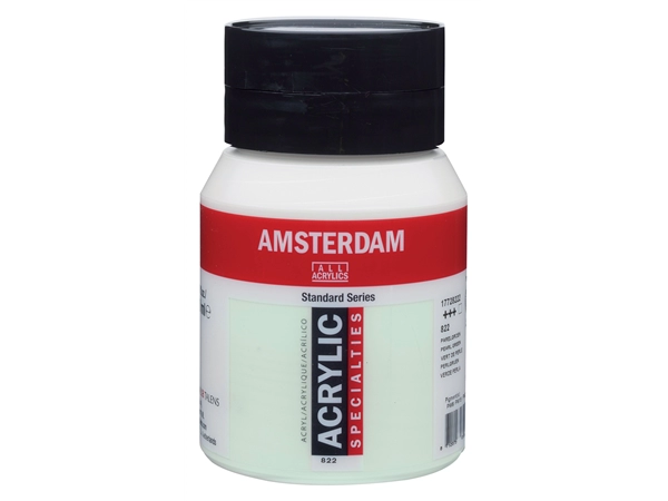 Een Acrylverf Amsterdam 500 ml 822 parelgroen koop je bij Terpen Tijn