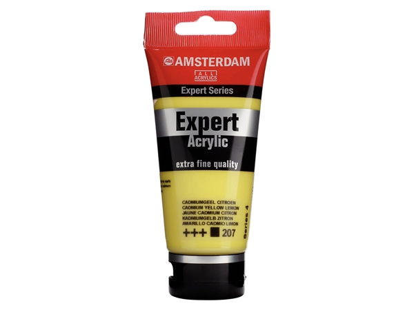 Een Acrylverf Amsterdam Expert 75 ml 207 cadmiumgeel citroen koop je bij Terpen Tijn