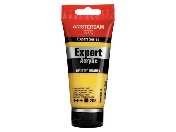 Een Acrylverf Amsterdam Expert 75 ml 208 cadmiumgeel licht koop je bij Terpen Tijn