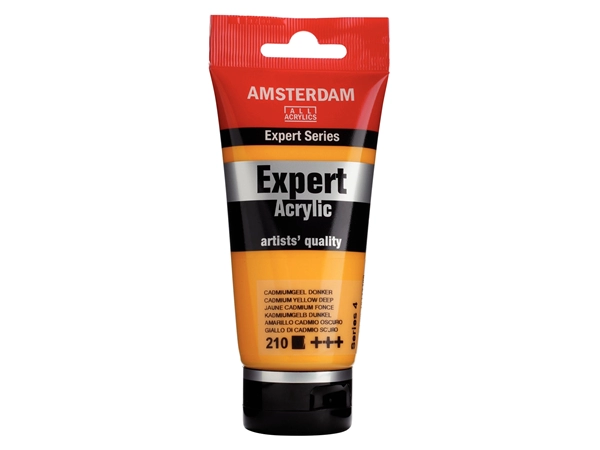 Een Acrylverf Amsterdam Expert 75 ml 210 cadmiumgeel donker koop je bij Terpen Tijn