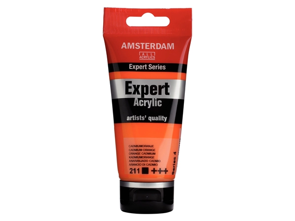 Een Acrylverf Amsterdam Expert 75 ml 211 cadmiumoranje koop je bij Terpen Tijn