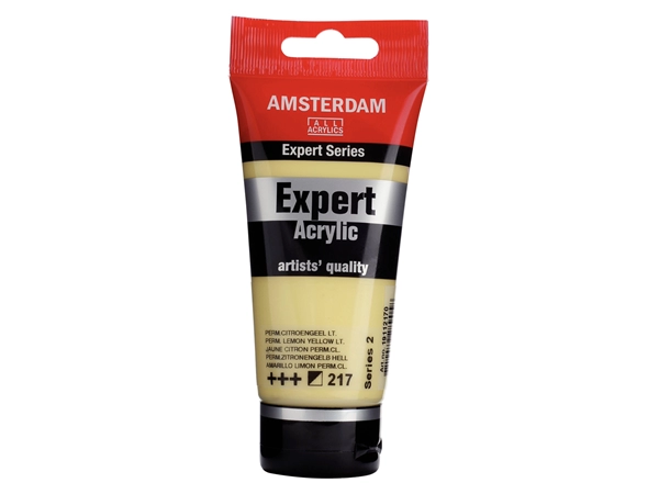 Een Acrylverf Amsterdam Expert 75 ml 217 perm. citroengeel licht koop je bij Terpen Tijn