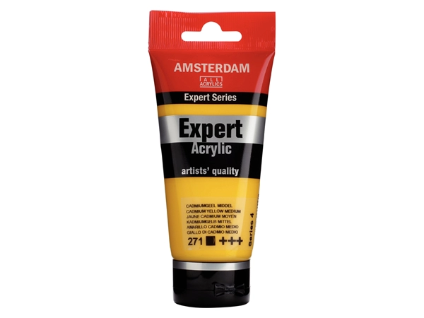 Een Acrylverf Amsterdam Expert 75 ml 271 cadmiumgeel middel koop je bij Terpen Tijn