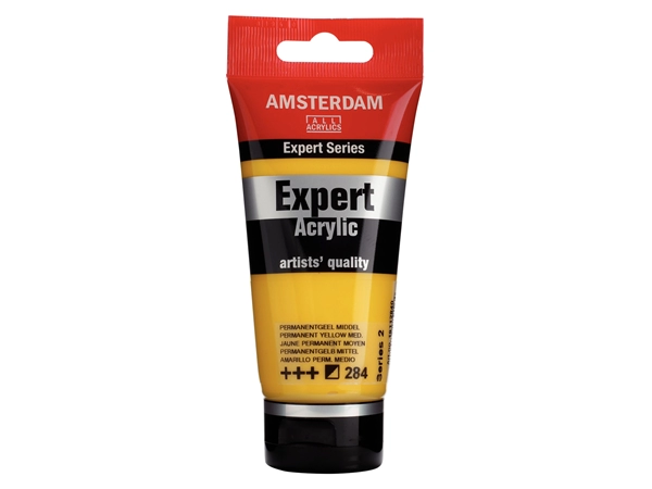 Een Acrylverf Amsterdam Expert 75 ml 284 permanentgeel middel koop je bij Terpen Tijn