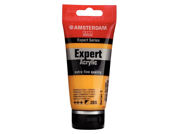 Een Acrylverf Amsterdam Expert 75 ml 285 permanentgeel donker koop je bij Terpen Tijn