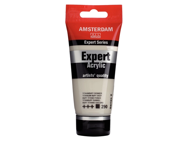 Een Acrylverf Amsterdam Expert 75 ml 290 titaanbuff donker koop je bij Terpen Tijn