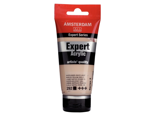 Een Acrylverf Amsterdam Expert 75 ml 292 napelsgeel rood licht koop je bij Terpen Tijn