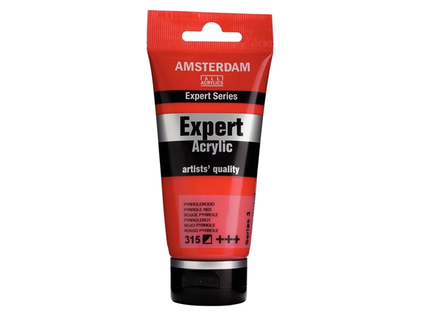 Een Acrylverf Amsterdam Expert 75 ml 315 pyrrolerood koop je bij Terpen Tijn