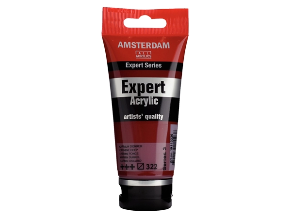 Een Acrylverf Amsterdam Expert 75 ml 322 karmijn donker koop je bij Terpen Tijn