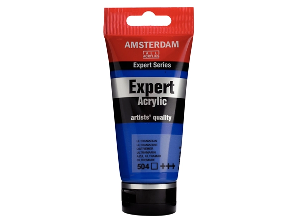 Een Acrylverf Amsterdam Expert 75 ml 504 ultramarijn koop je bij Terpen Tijn