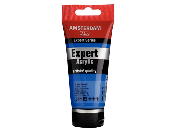 Een Acrylverf Amsterdam Expert 75 ml 511 kobaltblauw koop je bij Terpen Tijn