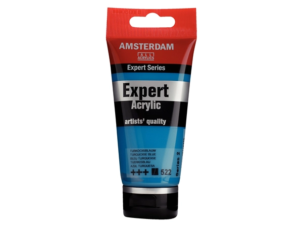 Een Acrylverf Amsterdam Expert 75 ml 522 turkooisblauw koop je bij Terpen Tijn