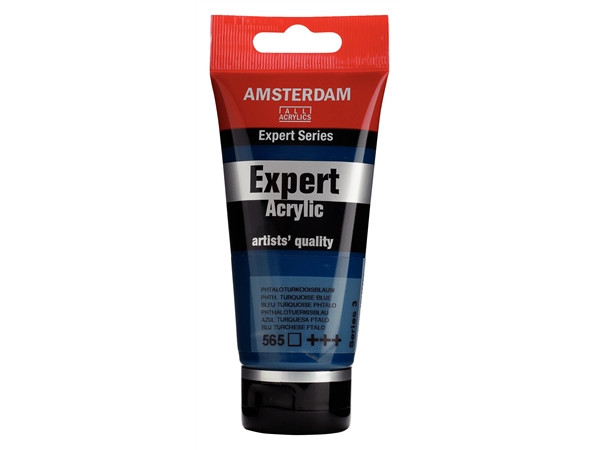 Een Acrylverf Amsterdam Expert 75 ml 565 phtalo turkooisblauw koop je bij Terpen Tijn