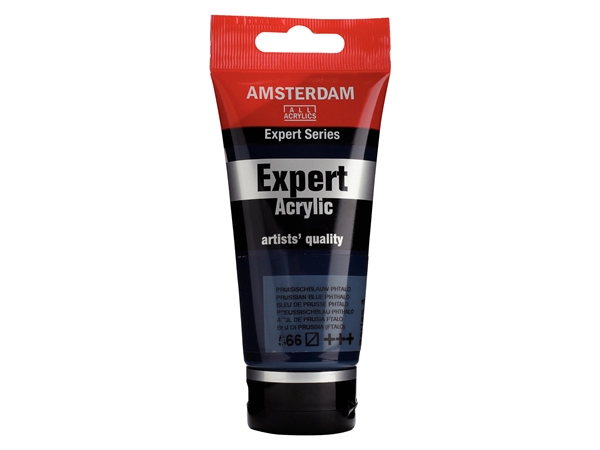 Een Acrylverf Amsterdam Expert 75 ml 566 pruissischblauw (phtalo) koop je bij Terpen Tijn