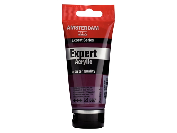 Een Acrylverf Amsterdam Expert 75 ml 567 perm. roodviolet koop je bij Terpen Tijn