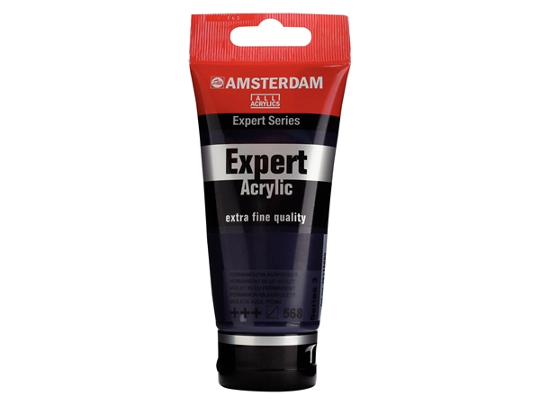 Een Acrylverf Amsterdam Expert 75 ml 568 perm. blauwviolet koop je bij Terpen Tijn