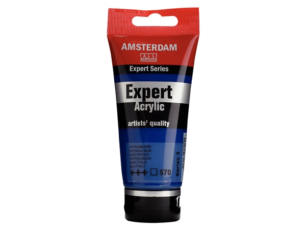 Een Acrylverf Amsterdam Expert 75 ml 570 phtaloblauw koop je bij Terpen Tijn