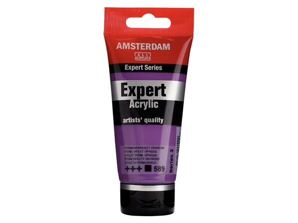 Een Acrylverf Amsterdam Expert 75 ml 589 perm. violet dekkend koop je bij Terpen Tijn