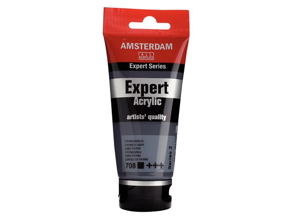 Een Acrylverf Amsterdam Expert 75 ml 708 paynesgrijs koop je bij Terpen Tijn