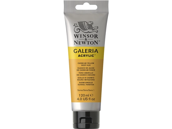 Een Acrylverf Galeria 120 ml 115 cadmium yellow deep hue koop je bij Terpen Tijn