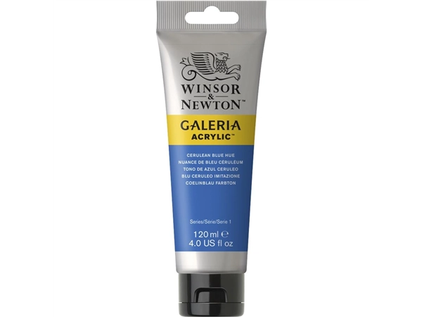 Een Acrylverf Galeria 120 ml 138 cerulean blue hue koop je bij Terpen Tijn