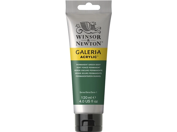 Een Acrylverf Galeria 120 ml 482 permanent green deep koop je bij Terpen Tijn