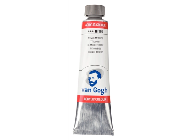 Een Acrylverf Van Gogh 40 ml 105 titaanwit koop je bij Terpen Tijn