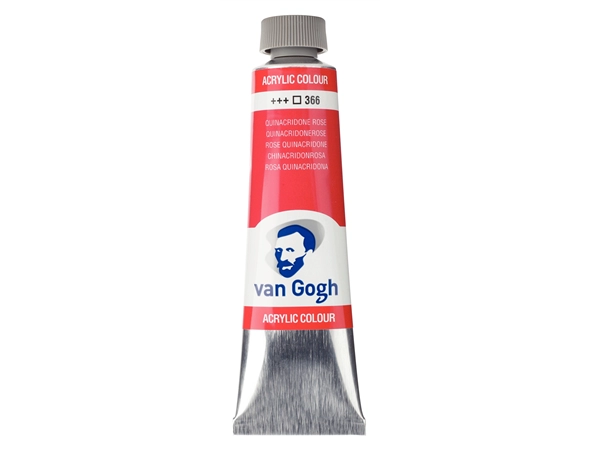 Een Acrylverf Van Gogh 40 ml 366 quinacridone roze koop je bij Terpen Tijn