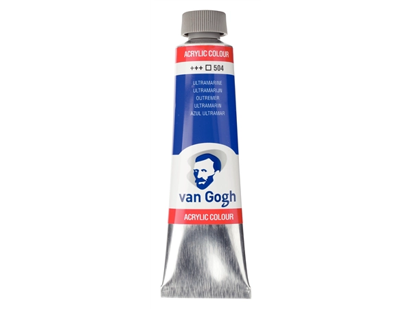 Een Acrylverf Van Gogh 40 ml 504 ultramarijn koop je bij Terpen Tijn