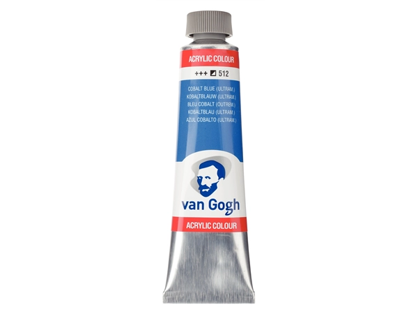 Een Acrylverf Van Gogh 40 ml 512 kobaltblauw (ultramarijn) koop je bij Terpen Tijn