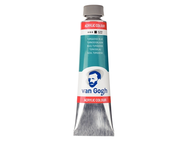 Een Acrylverf Van Gogh 40 ml 522 turkooisblauw koop je bij Terpen Tijn