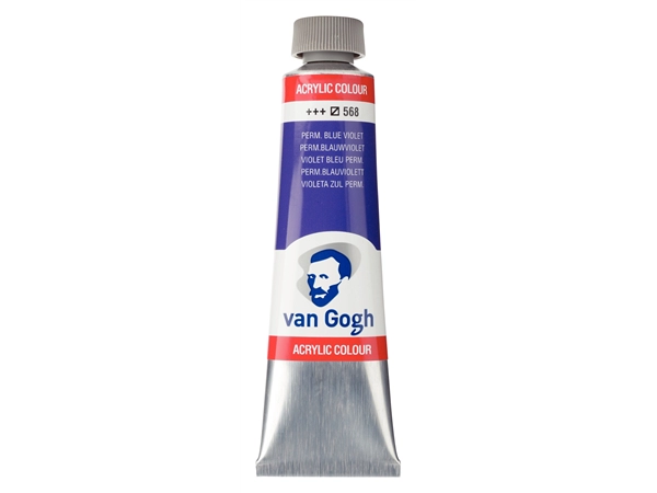 Een Acrylverf Van Gogh 40 ml 568 permanent blauwviolet koop je bij Terpen Tijn