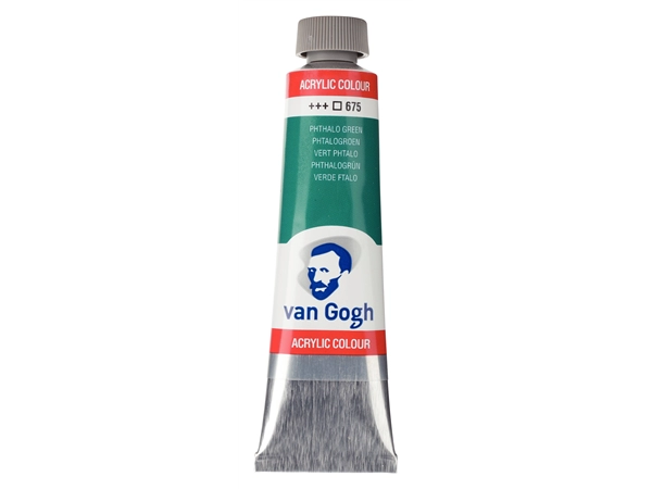 Een Acrylverf Van Gogh 40 ml 675 phtalogroen koop je bij Terpen Tijn