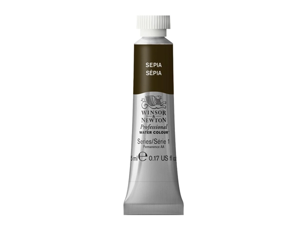 Een Aquarelverf Winsor & Newton Artists 5 ml 609 sepia koop je bij Terpen Tijn