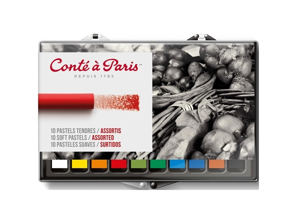 Een Conté à Paris zachte pastels set 10 stuks koop je bij Terpen Tijn