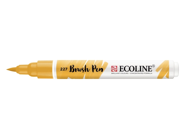 Een ECOLINE BRUSHPEN GELE OKER koop je bij Terpen Tijn