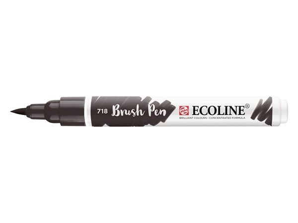 Een ECOLINE BRUSHPEN WARMGRIJS koop je bij Terpen Tijn