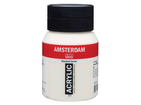 Een Acrylverf Amsterdam 500 ml 222 napelsgeel licht koop je bij Terpen Tijn