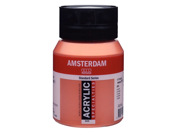 Een Acrylverf Amsterdam 500 ml 805 koper koop je bij Terpen Tijn