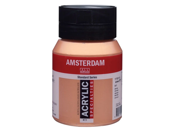 Een Acrylverf Amsterdam 500 ml 811 brons koop je bij Terpen Tijn