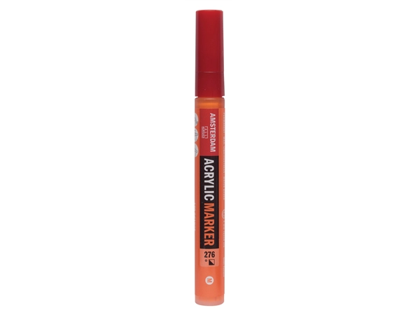 Een Marker Amsterdam 3-4mm 276 azo-oranje koop je bij Terpen Tijn