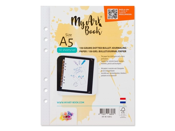 Een MyArt®Book 150 grams bulletjournal papier A5 koop je bij Terpen Tijn